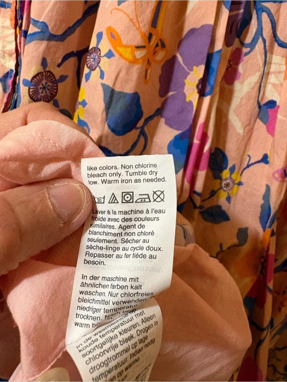 J. Crew Liberty Fabric Pavilion Pink Floral Midi Dress
